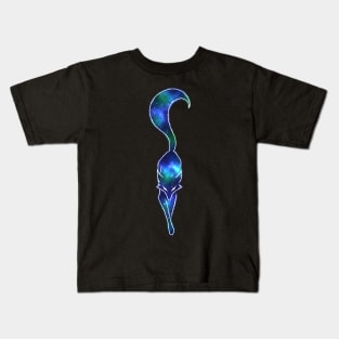 Silent Fox - Galaxy - Blue Kids T-Shirt